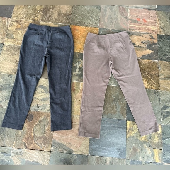 Chico's Pants - Chicos Pants Lot Of 2 Sz 10 Short So Slimming Sz 1.5 Career Office Trouser​​​​​​
